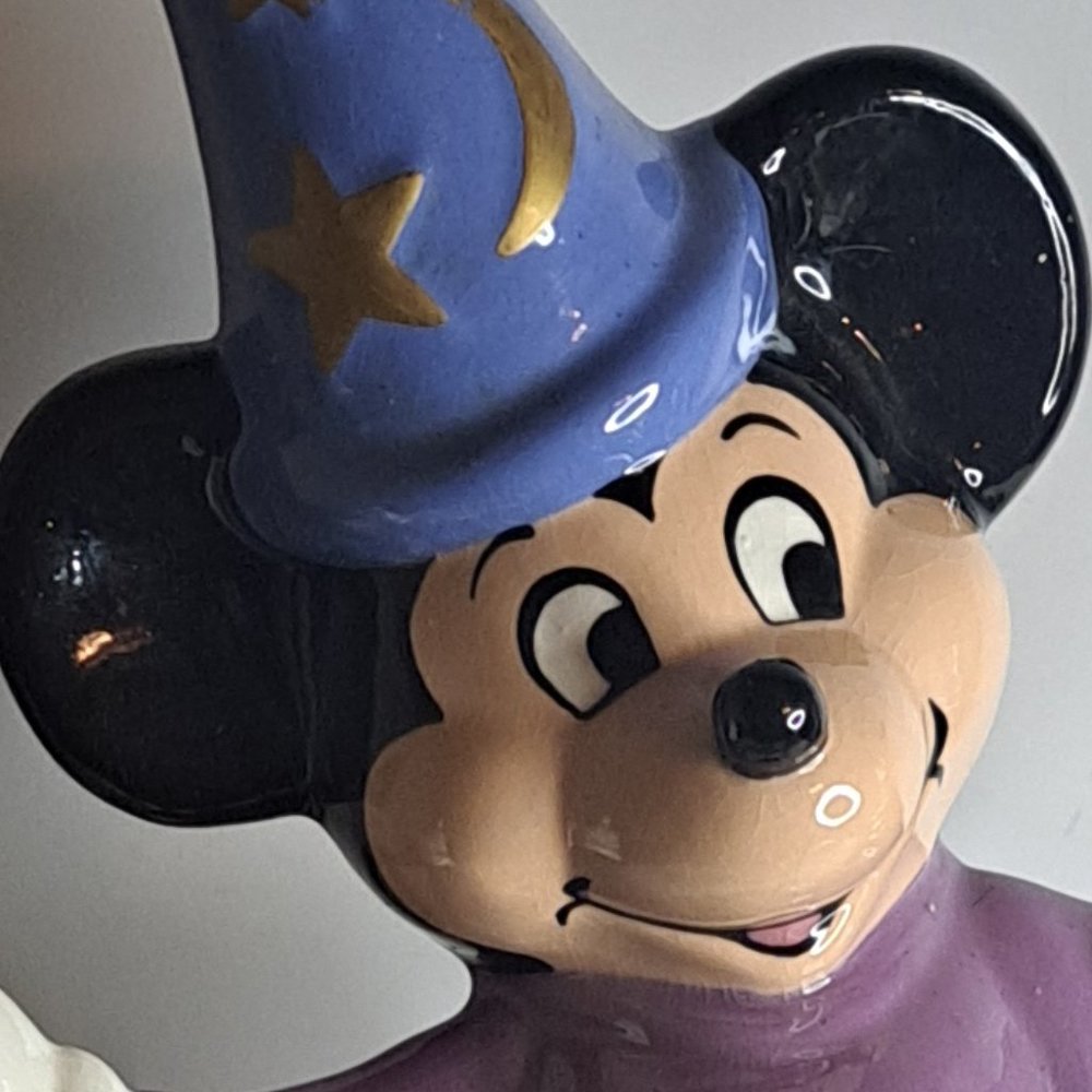10" MICKEY MOUSE Sorcerers Apprentice Ceramic Figurine - Picture 13 of 13